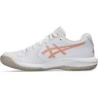 Asics GEL-DEDICATE 9 CLAY WHITE/CANTALOUPE Tennisschuh