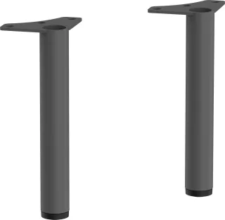 Hansgrohe Möbelfüße Xilesa E 145x20mm, 2 Stück Schiefergrau Matt, 54289760 54289760