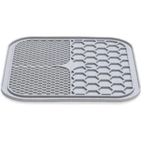 NUXIE Dog Napf Schleckmatte Leck-Matte für Hunde – Antistress & Spielspaß., Hergestellt aus lebensmittelechtem thermoplastischen Kunststoff., Stressabbau endorphinfreisetzendes Lecken, verbessert die Mundhygiene.