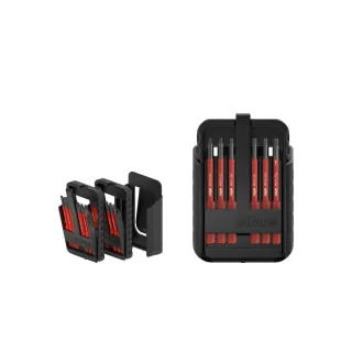 Wiha Bit Set slimBit electric TORX , TORX PLUS 12-teilges Set mit Gürtelhalter - 43161