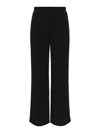 ONLY - ONLCAROL WIDE GLITTER PANT BOX CS JRS Black - Gr. - L