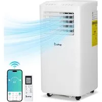 LALAHO Klimagerät Mobiles Klimagerät 10000 BTU/h, mit Abluftschlauch mit WIFI