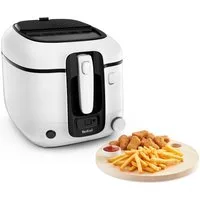 Tefal Fritteuse FR3140 Super Uno, XL Kapaziät, bis zu 6 Personen, weniger Frittiergerüche, 1800 W, Kapazität 2,2 l Öl / 1,5 kg Frittiergut, spülmaschinengeeignet