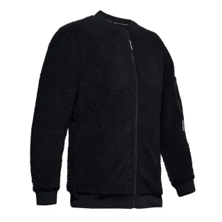 Under Armour Herren Überstunden Sherpa Bomber Jacket Black 1345604 001