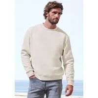 John Devin Sweatshirt Langarm, Pullover mit Struktur, Rundhals, Baumwollmischung