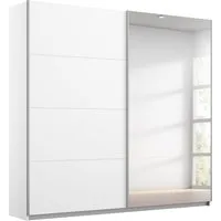 OTTO home Schwebetürenschrank Kleiderschrank Schrank Garderobe Schlafzimmerschrank THANOS (3 verschiedene Ausstattungen BASIC/CLASSIC/PREMIUM (inkl. SOFT-CLOSE) Optional mit Spiegel, Metall-Griffleisten alufarben MADE IN GERMANY
