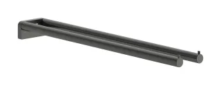 Hansgrohe Handtuchhalter AddStoris S zweiarmig Brushed Black Chrome,41787340 41787340