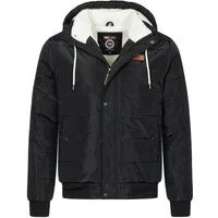 Rock Creek Winterjacke Rock Creek Herren Winterjacke H-417 Warm Gefüttert, Kapuze & Taschen