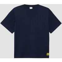 s.Oliver Kurzarmshirt T-Shirt Oversize-Shirt aus strukturiertem Interlockjersey