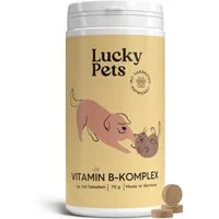 Lucky Pets Vitamin B Komplex für Hunde - hochdosiert, starkes Immunsystem, Nahrungsergänzungsmittel für: Hunde, Katzen