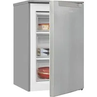 exquisit Gefrierschrank GS81-040C inoxlook, 85,5 cm hoch, 54,5 cm breit, energiesparend in Energieeffizienz C, 87 Liter Nutzinhalt, 4 Sterne