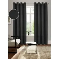 Bruno Banani Vorhang Lagan (2 St), Ösen, blickdicht, Polyester, 2-er Set, gewebt, Microfaser, versch. Größen, einfarbig, Bestseller