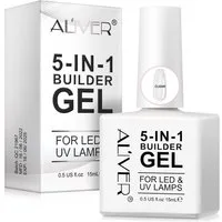 ALIVER Gel-Nagellack Nagelaufbau 5-in-1 Stärkendes Builder Nail Gel in 3 Farben