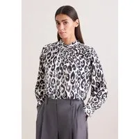 seidensticker Klassische Bluse 1/1 Rundhals Druck