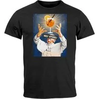 MoonWorks Print-Shirt Herren T-Shirt Holy Aperoli Alkohol Party Sommer Spruch Motto mit Print