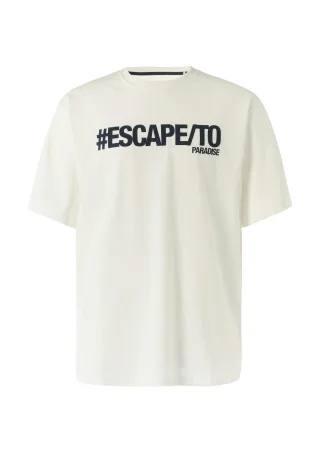 qs - T-Shirt weiß - Gr. - S