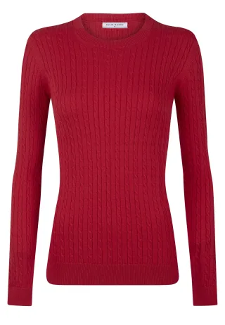 Pullover Zopfmuster Pullover Mit Rundhals