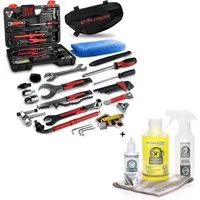 Pedal Heroes Fahrrad-Reparaturset Fahrrad Werkzeug Set 29 Teile mit Fahrrad Reiniger Set, 35-St.