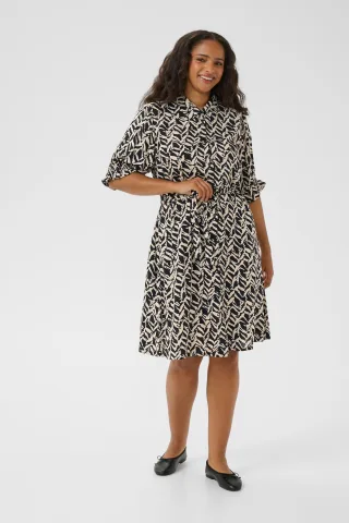 Kleid KCdena Regular fit black offwhite