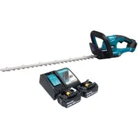 Makita Akku-Heckenschere DUH 607 RF2 Akku Heckenschere 18V 60 cm + 2x Akku 3,0 Ah + Ladegerät