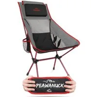 normani Campingstuhl Ultraleichter Campingstuhl Peawanuck, Outdoorstuhl Hochlehner Faltstuhl Strandstuhl Anglerstuhl