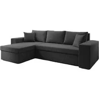 Luxusbetten24 Schlafsofa Designer Sofa Denver, mit Stauraum und Schlaffunktion