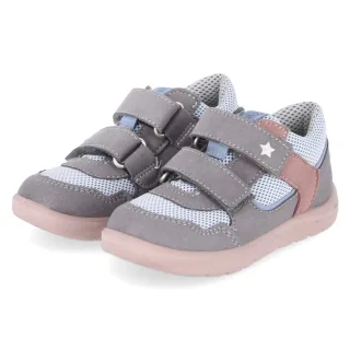 Pepino Klettschuhe ELLI - Gr. 22 - Grau - Textil & Synthetik
