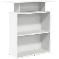 vidaXL Schreibtisch Empfangstresen Weiß 100 x 40 x 104 cm Holzwerkstoff