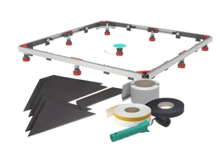 Mepa Duschwannen-Set MR SF RE, 3S+ für Stahlduschwannen, 182123 182123