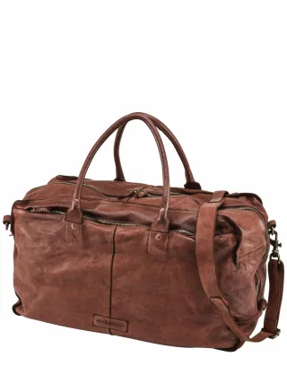 Mey & Edlich Herren Ultraweicher Weekender Braun 54 x 22 x 32 cm (L x B x H)