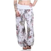 OriginalYou Haremshose Sommerhosen luftige Flatterhose für Damen leichte Pumphosen BOHO bequemer Bauchbund, hautfreundliches Material, weites Bein