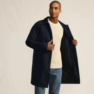 Kurzmantel, Herren,  Blau, Polyester, by Lands' End