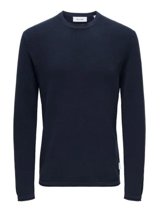 only & sons - Pullover - Onsfelix blau - Gr. - XL