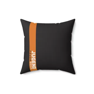 COVRZ Freiwillige Feuerwehr Kissen | Quadratisches Kissen aus gesponnenem Polyester 14" × 14"