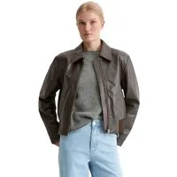 Marc O'Polo Lederjacke regular fit aus softem Lammleder in Vintage-Optik im Blousonstil