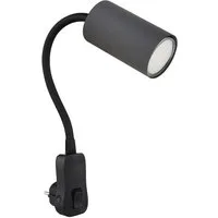 GLOBO LIGHTING Wandleuchte, Leuchtmittel nicht inklusive, Steckerleuchte GU10 Steckdosenlampe mit Schalter Küche