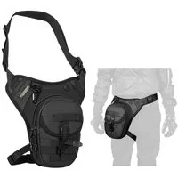LuxusKollektion Beintasche Beintasche Drop Oberschenkel Motorrad Taktisch Pouch Black 679