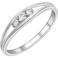 Firetti Silberring Schmuck Geschenk Silber 925 Fingerring Ring, mit Zirkonia (synth)