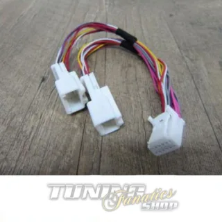Y-Adapter Kabel Verteiler für Toyota 6+6 Pin MP3 CD Wechsler Yatour DMC Anycar