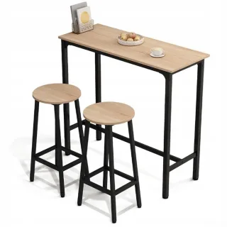 Bar-Möbel-Set,, Braun, Holzwerkstoff, 100x90x40 cm, Esszimmer, Barmöbel, Barschränke & Theken