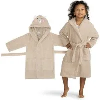 celodoro Kinderbademantel Kinder Bademantel mit Kapuze & Motiv für Mädchen & Jungen