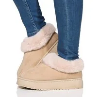 simaranda Damen Hausschuhe 862 40-41 Beige Hausschuh