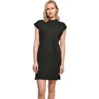 urbandreamz Jerseykleid Damen Kleid überschnittene Schultern Jersey Turn Up Ärmel