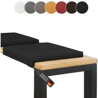 Lycce Bankauflage Klemmkissen, Sitzkissen 1 Leiste, 35cm Klemmtiefe, weich gepolstert, (1 St), verrutscht nicht, hochwertiger Kunstlederbezug, verschiedene Farben