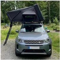 TZIpower Dachzelt Dachzelt Autodachzelt Aluminium Case 2 Größen 5 Personen Schwarz LED, Personen: 5