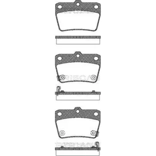 Triscan Bremsbel?ge hinten Toyota Rav 4 2