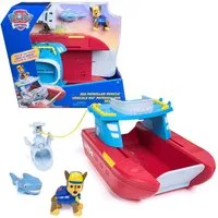 Spin Master Spielwelt PAW Patrol - Sea Patroller Rettungsboot mit Chase Figur und Hai