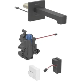 Geberit Brenta Waschtisch-Armatur,Wandmontage, Netzbetrieb 116297141