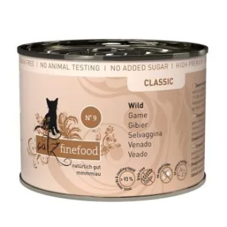 Catz finefood Nassfutter Katze Classic Adult No. 9 Wild 12x200 g