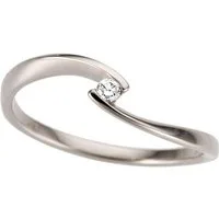 Firetti Goldring Schmuck Geschenk Gold 333 Damenring Verlobungsring Goldring Solitär, mit Brillant